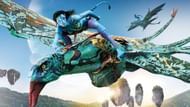 Neytiri riding a mountain banshee or Ikran (Image via 20th Century Studios)